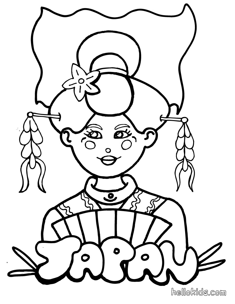 820x1060 Japan Coloring Page Coloring Pages