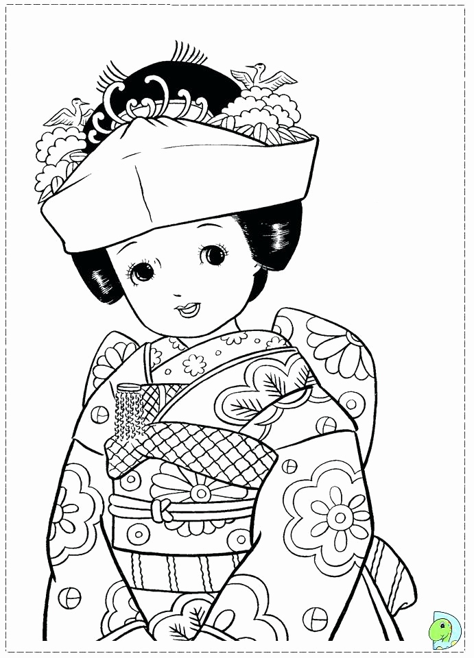691x960 Japanese Coloring Pages Collection Japan Coloring Pages For Adults