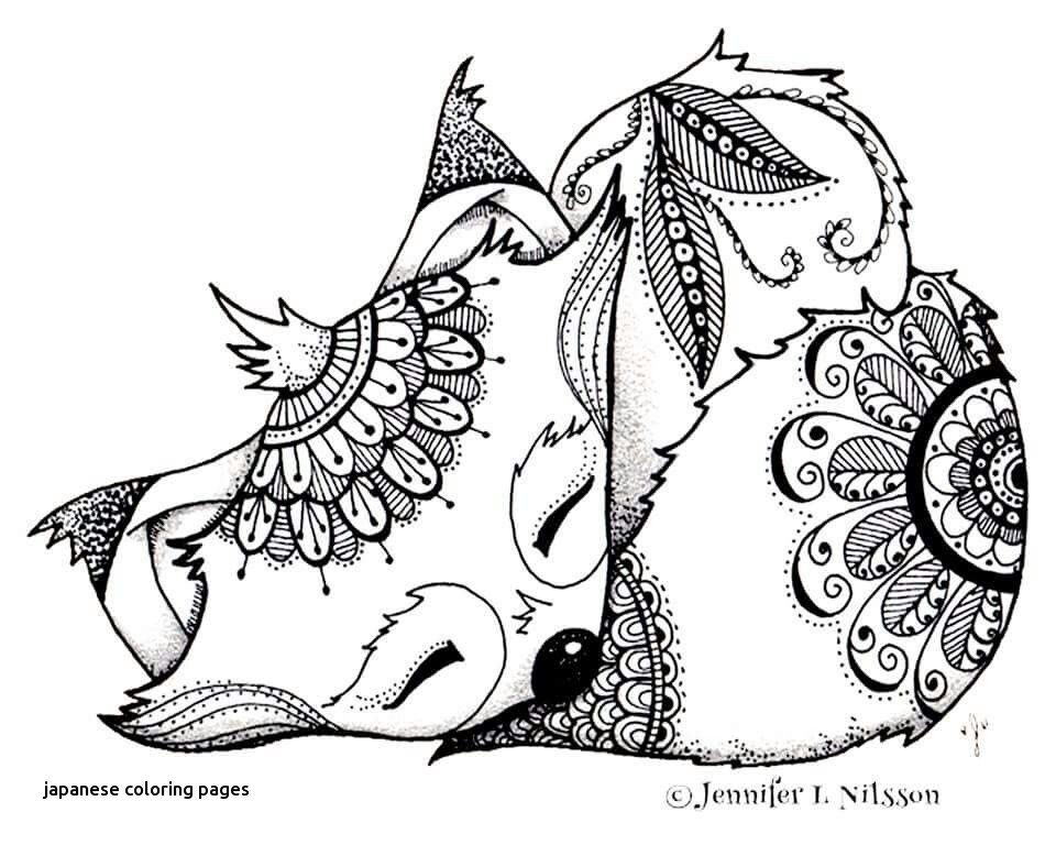 960x768 Fox Adult Coloring Page For Japanese Coloring Pages