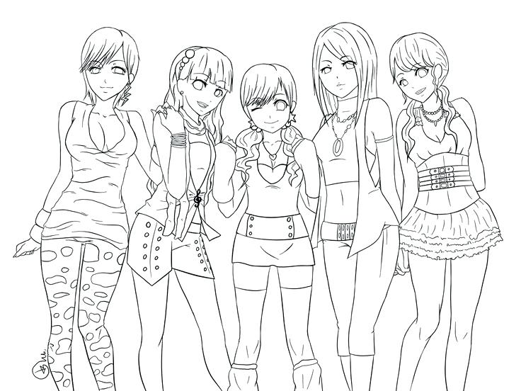 736x552 Free Anime Coloring Pages Anime Coloring Page Fan Picture Free