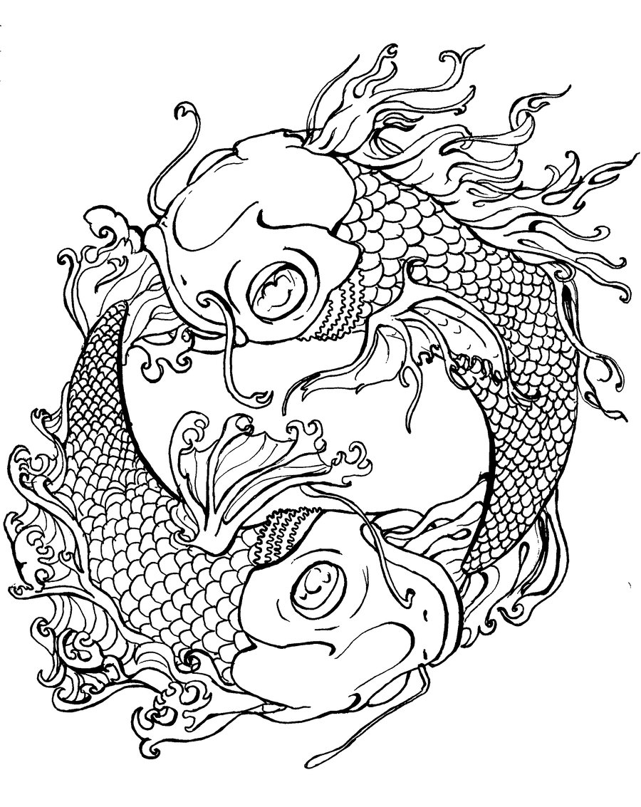 900x1133 Best Of Coy Fish Mandala Coloring Pages Collection Printable