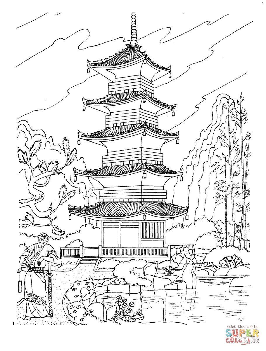 910x1200 Coloring Pages Japan Coloring Page Fun