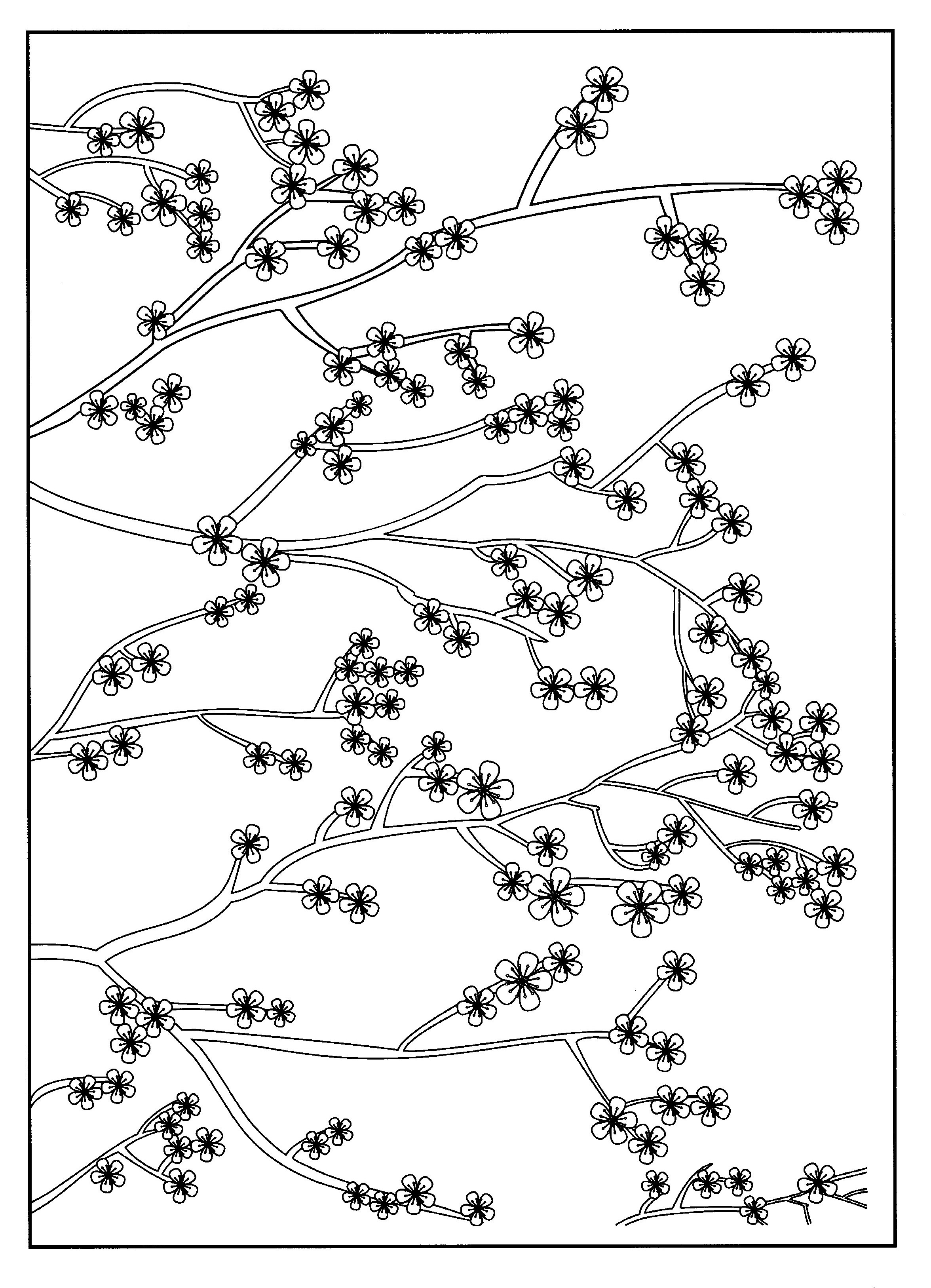 2352x3253 Japanese Coloring Pages