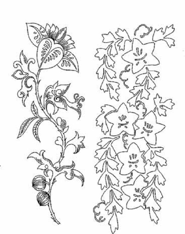 600x758 Japanese Flower Coloring Pages Japanese Flower Coloring Pages