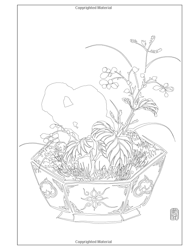 600x800 In A Japanese Garden Coloring Book Lafcadio Hearn