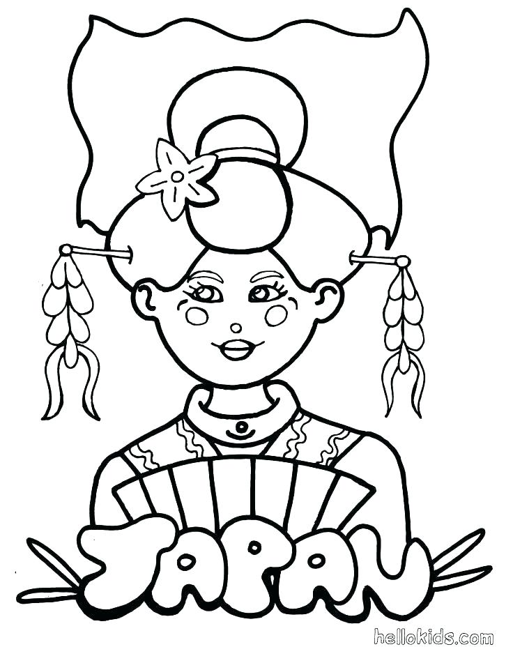 736x951 Geisha Coloring Pages Coloring Pages Printable Geisha Coloring