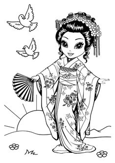 235x333 Fashion Coloring Pages Japan