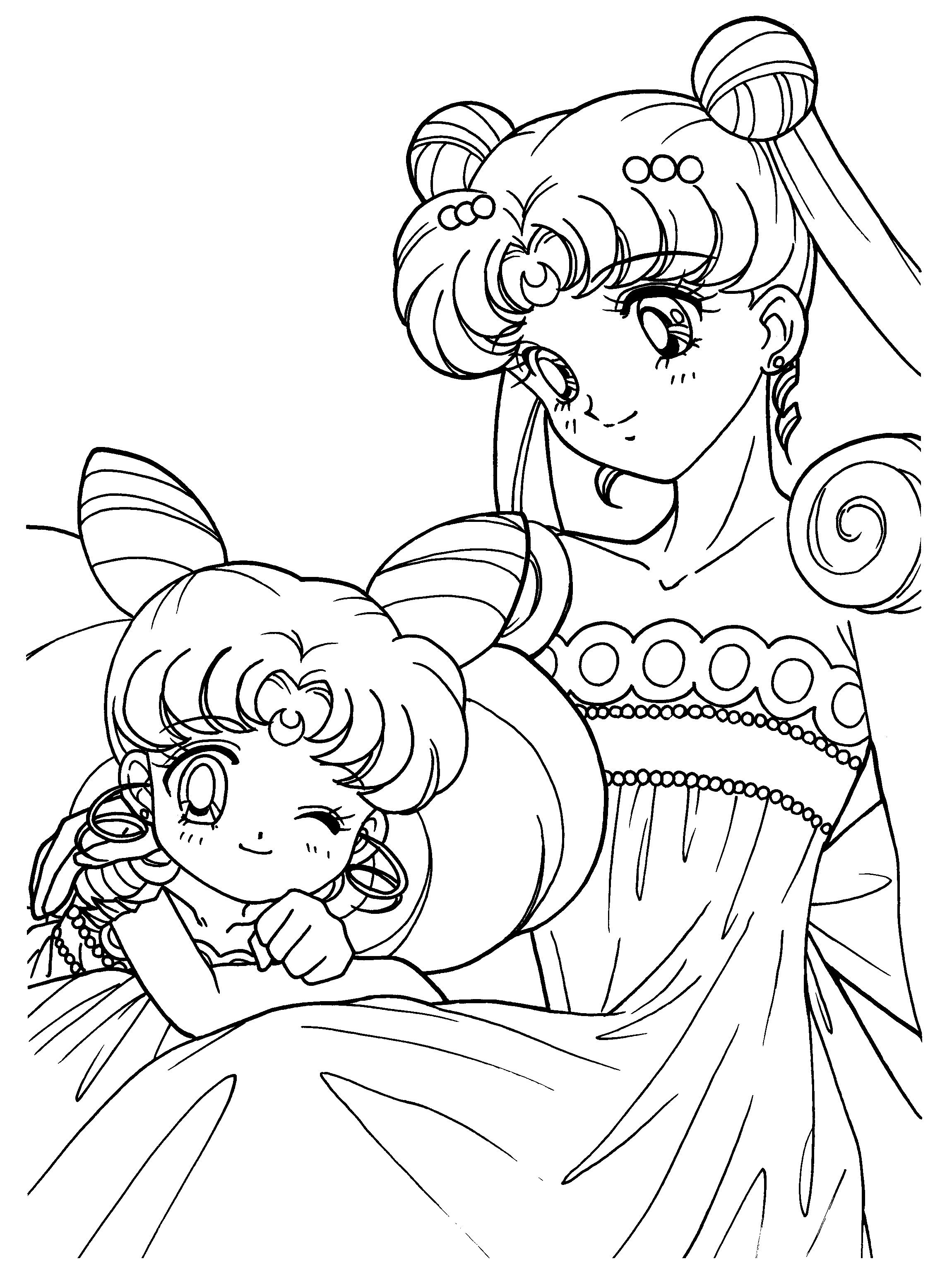 2300x3100 Free Printable Sailor Moon Coloring Pages For Kids Naoko
