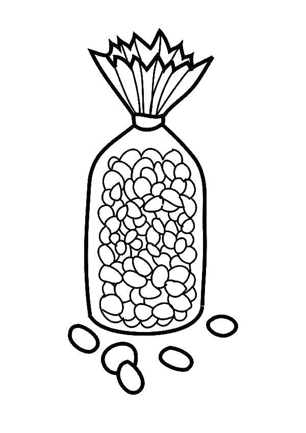 600x849 Mason Jar Coloring Page