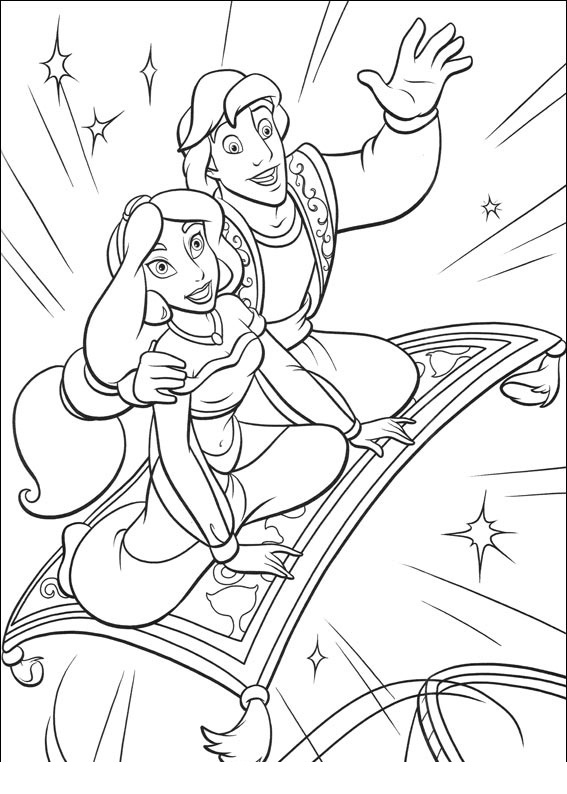 567x794 Aladdin Coloring Pages Elegant Disney Cartoon Coloring Pages