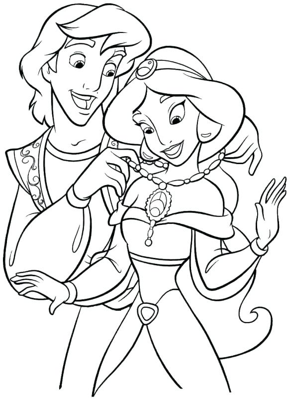 583x800 Jasmine Aladdin Coloring Pages Coloring Page Jasmine