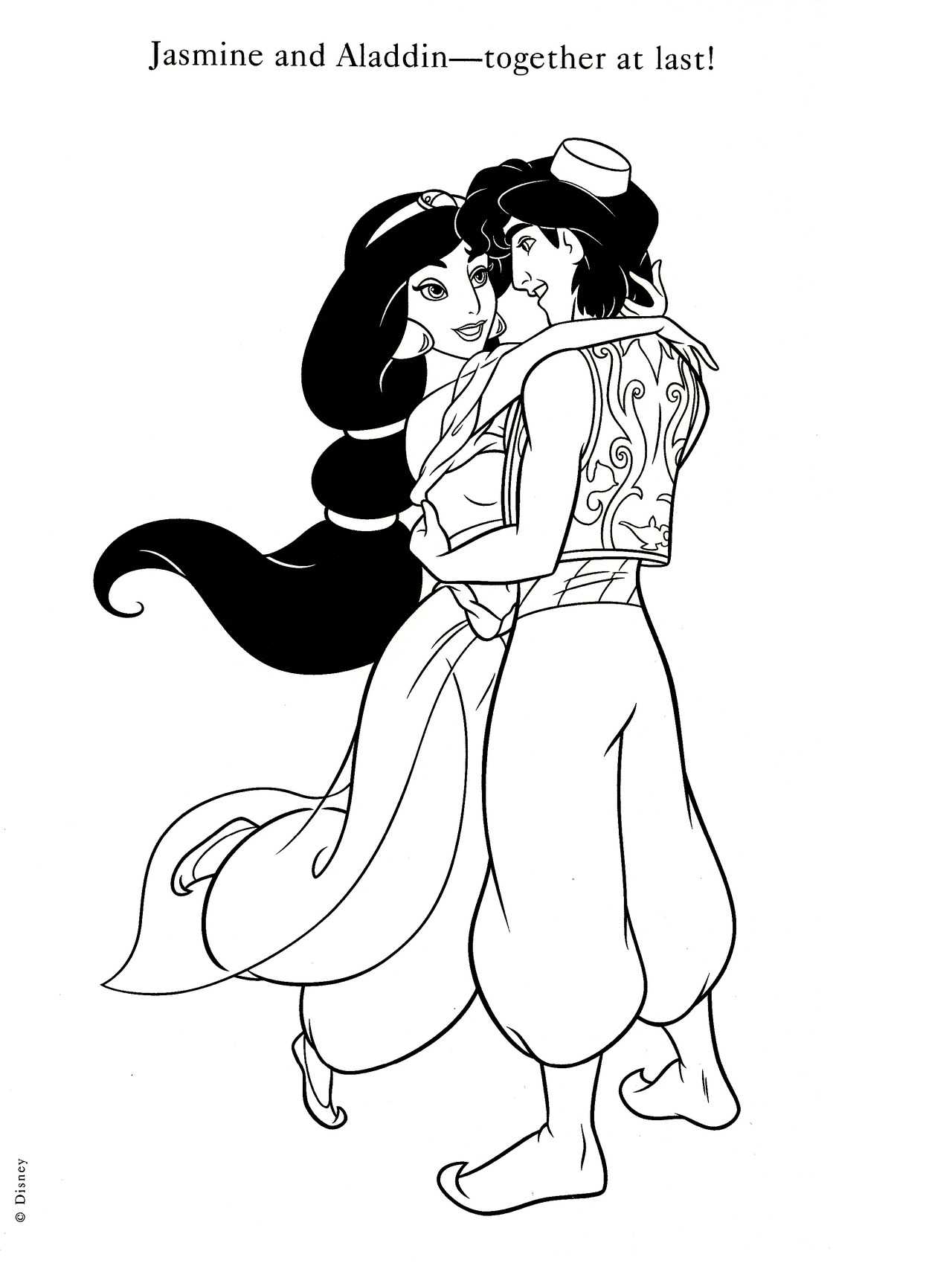 1280x1698 Aladdin Coloring Pages