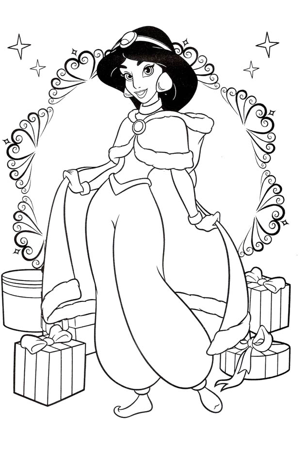 633x960 Princess Jasmine Coloring Pages