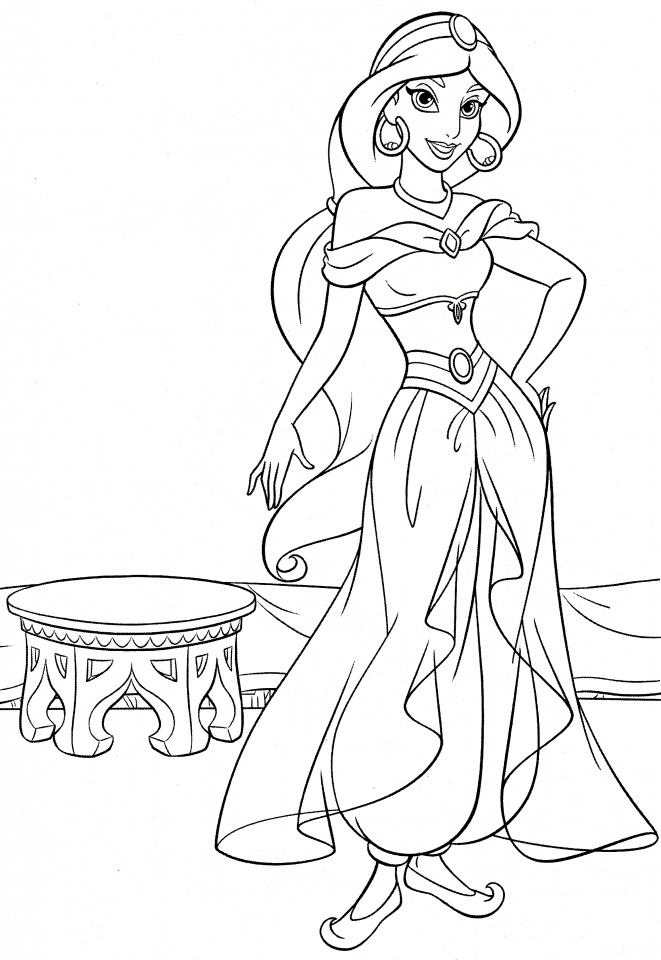 661x960 Get This Princess Jasmine Printable Coloring Pages For Girls !