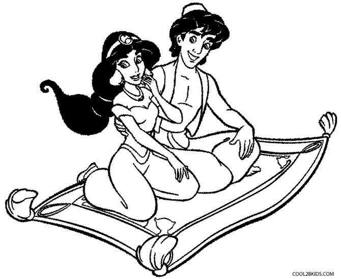 670x549 Printable Jasmine Coloring Pages For Kids