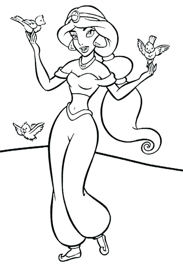 600x875 Coloring Pages Of Jasmine
