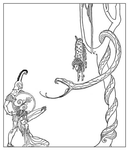 412x480 Jason Medea And The Golden Fleece Coloring Page Free Printabl