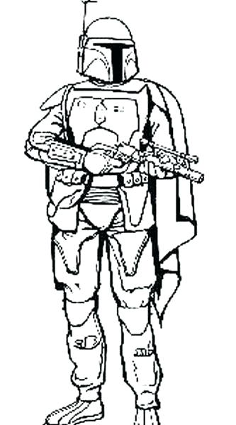 333x600 Boba Fett Coloring Page Coloring Page Coloring Page Easy Star Wars