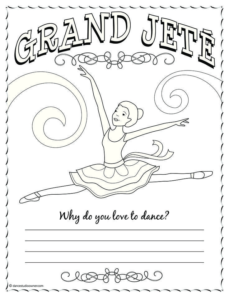736x952 Ballerina Coloring Pages For Kids