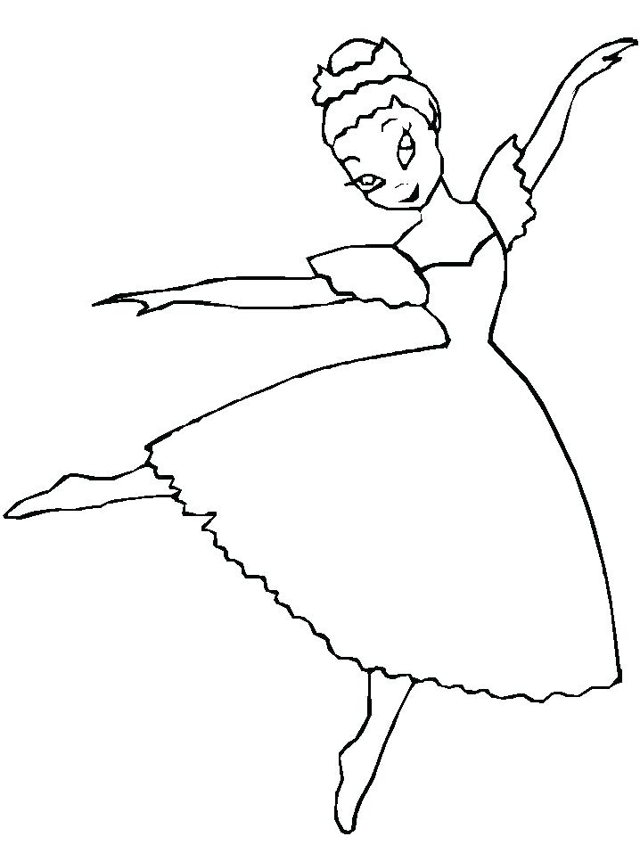 718x957 Dancer Coloring Pages Ballet Dancer Coloring Pages Free Ballerina
