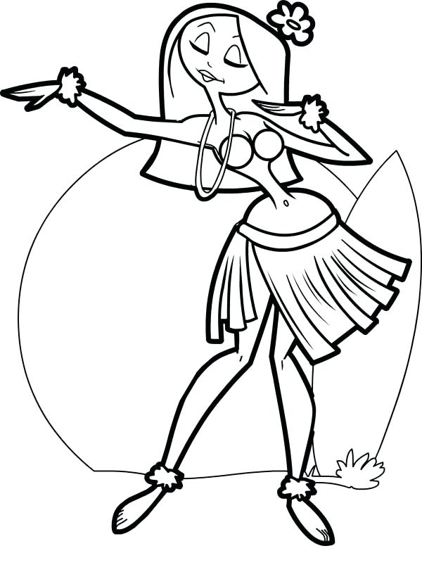 600x803 Dancer Coloring Pages Beautiful Hula Dancer Coloring Page Jazz