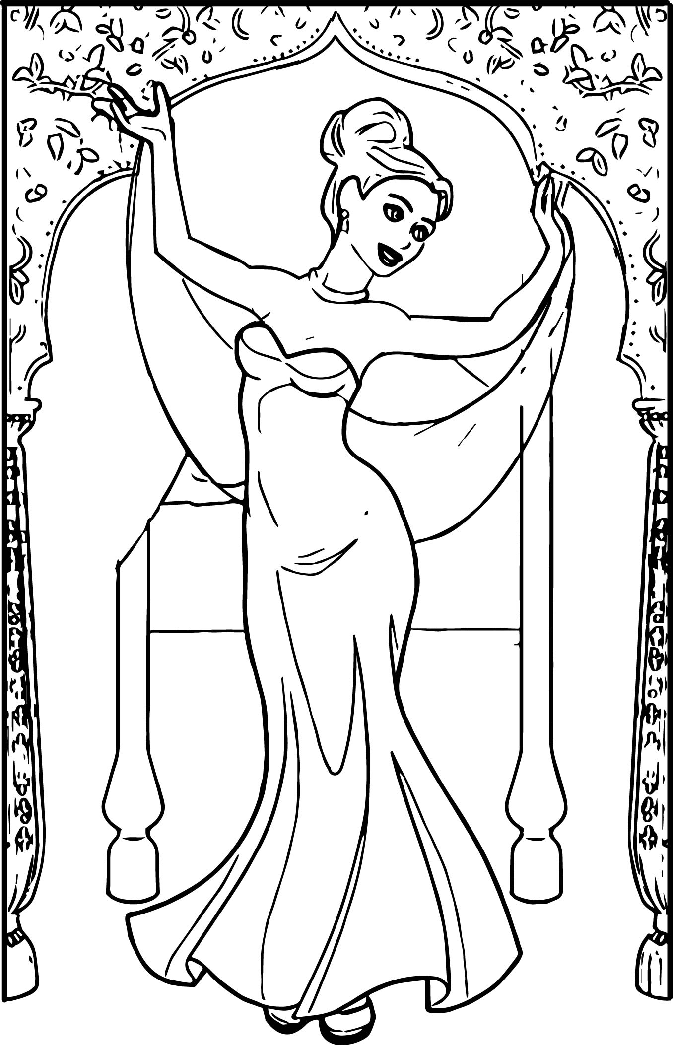 1356x2106 Dancing Coloring Pages With Jazz Dance For Kids