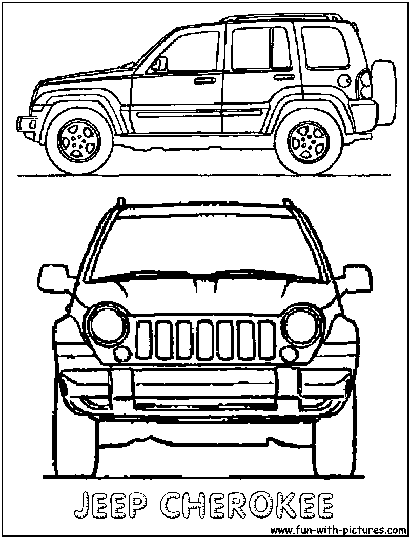 800x1050 Jeep Coloring Pages