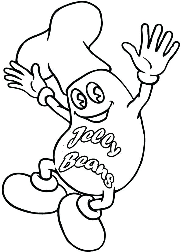 600x825 Bean Coloring Page