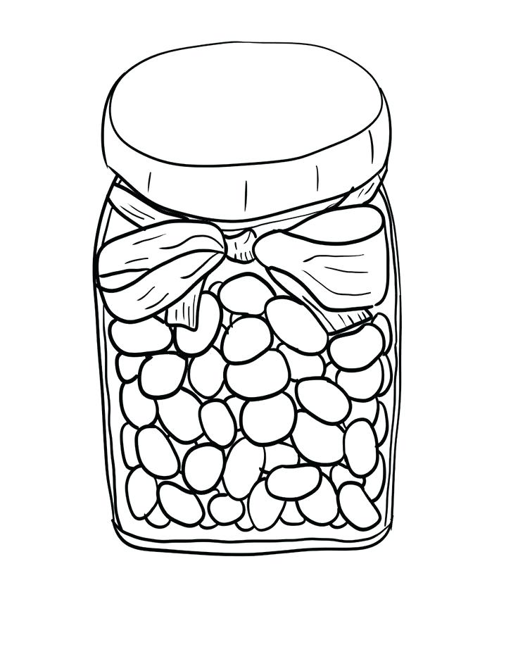 736x936 Jelly Bean Coloring Page Printable
