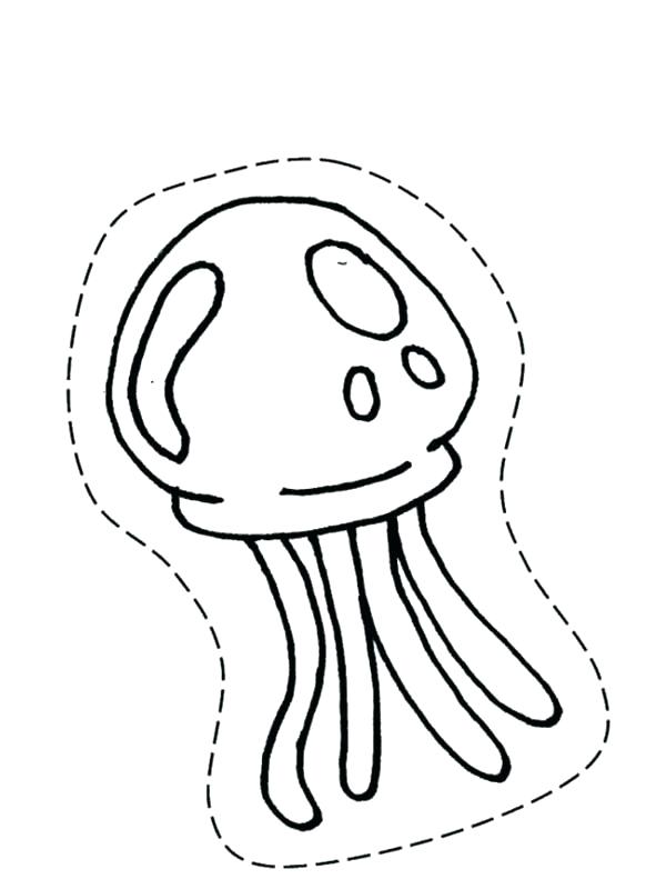 600x800 Colouring Page Jelly Fish Coloring Page Jellyfish Colouring Page