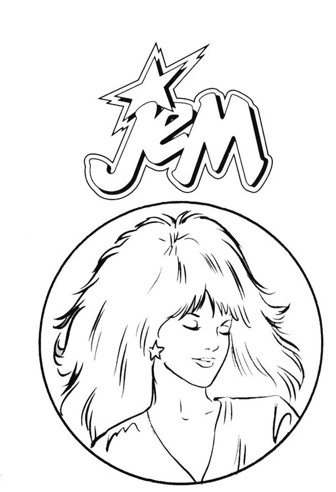670x979 Jem And The Holograms Coloring Pages Jem And The Holograms