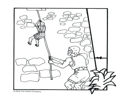 400x322 Joshua And The Battle Of Jericho Coloring Page And Coloring Pages