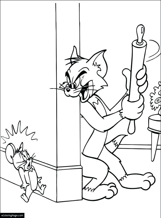 567x766 Tom Animation Coloring Page For Kids Tom And Jerry Coloring Pages