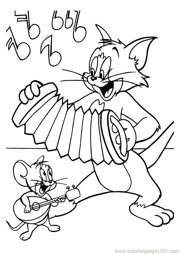 595x842 Jerry From Tom And Jerry Coloring Pages