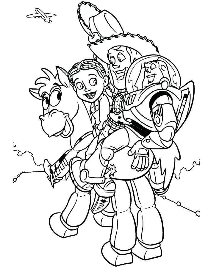 736x904 Jessie Toy Story Coloring Pages Toy Story Coloring Pages Kids
