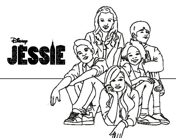 600x470 Jessie Coloring Pages To Print Images Coloring Disney Channel