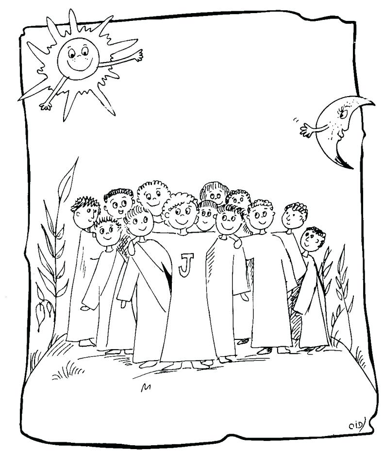 789x933 Jesus Disciples Coloring Page Jesus And His Disciples Coloring