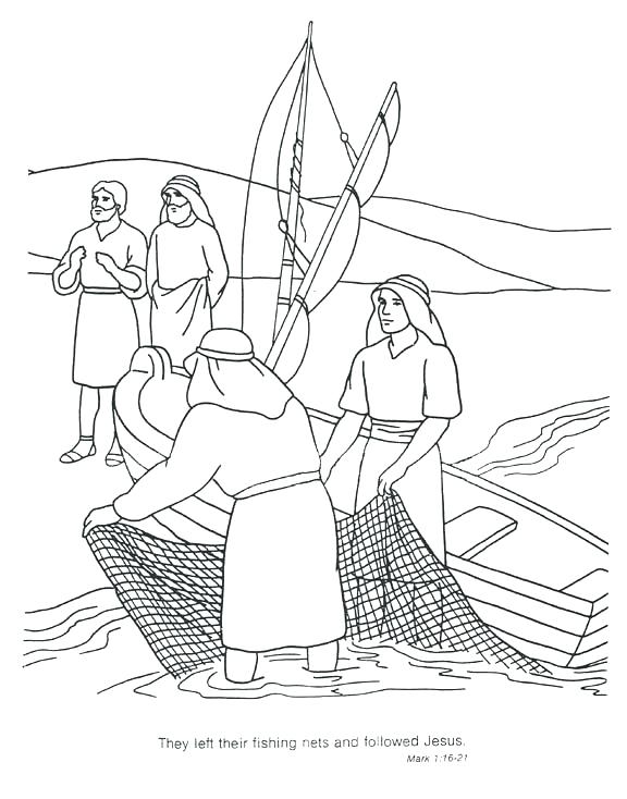 576x734 Disciples Coloring Page And The Disciples Coloring Page Also