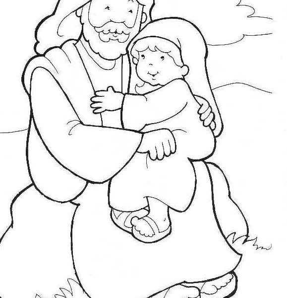 579x600 Jesus As A Child Coloring Pages Coloring Pages