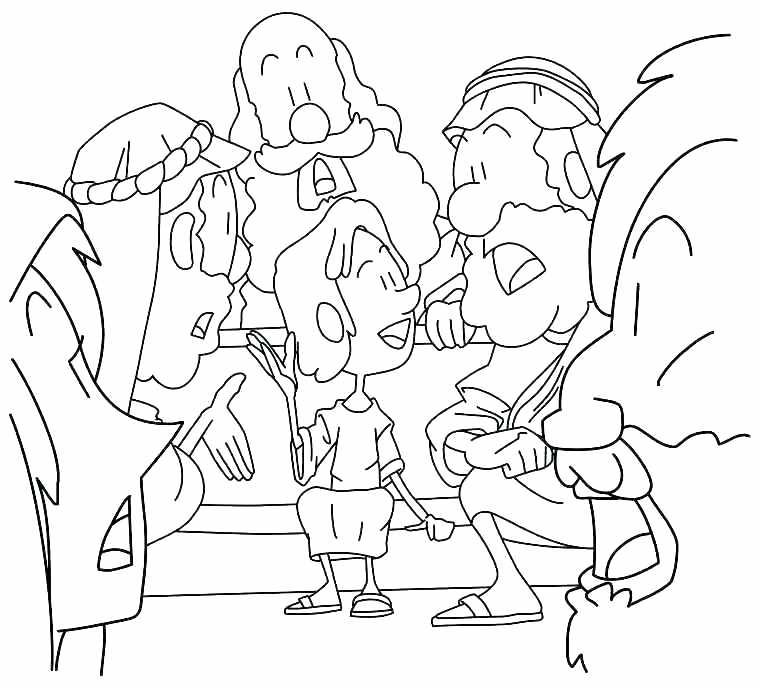 760x688 Jesus Feeds Coloring Page Also Feeds Coloring Pages