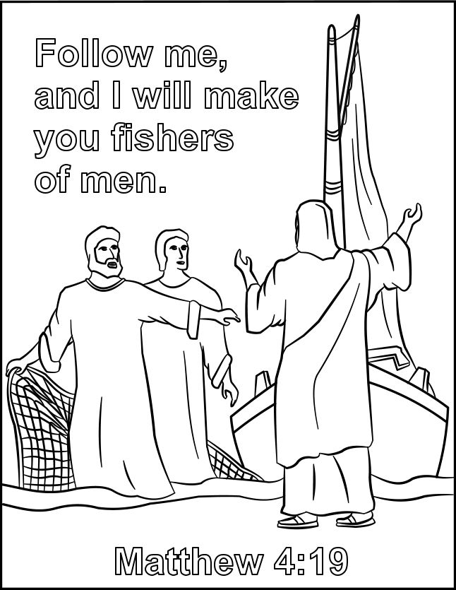 646x835 Fishers Of Men Coloring Page Fishers Of Men Coloring Pages Best