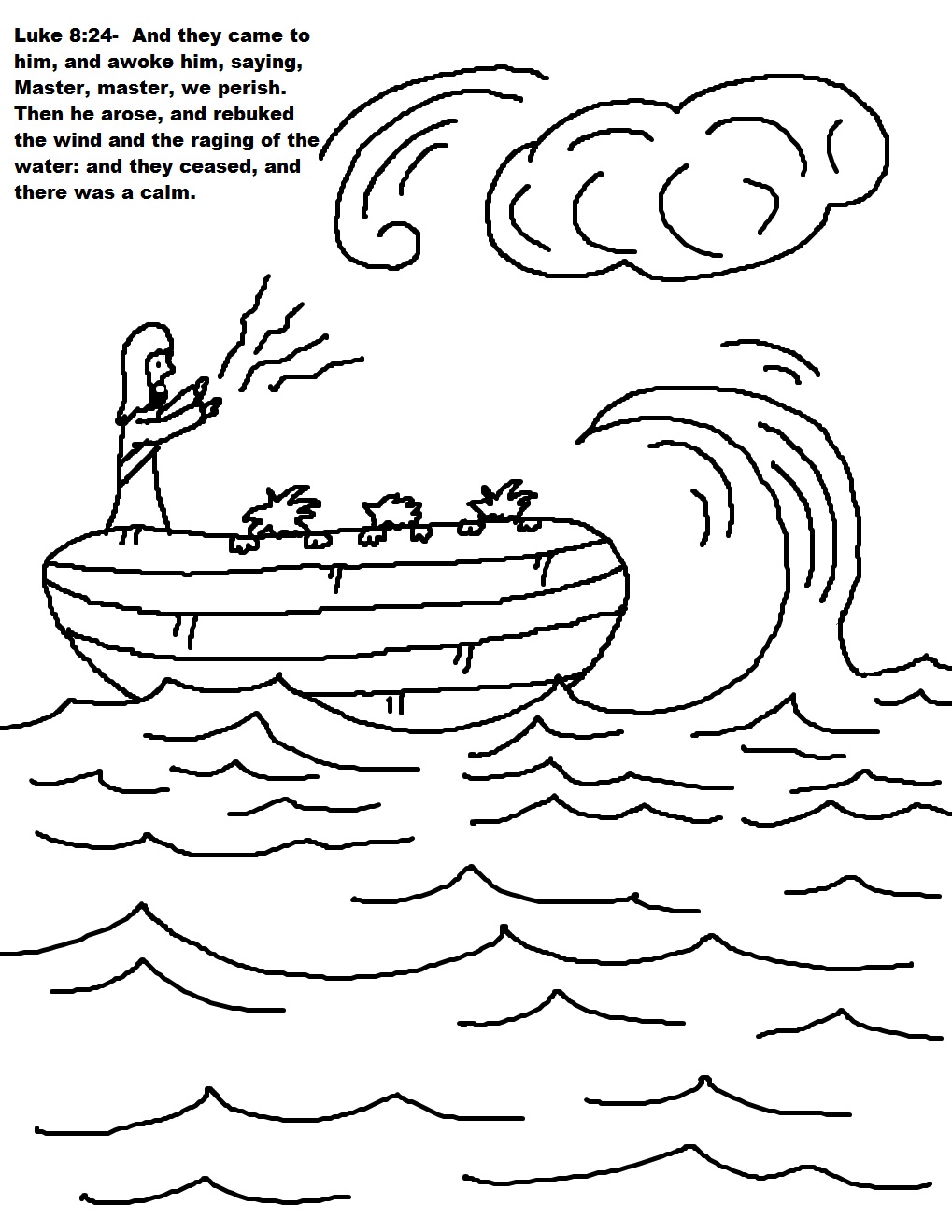 1019x1319 Jesus Calms The Storm Coloring Page Sunday School Lesson New Calm