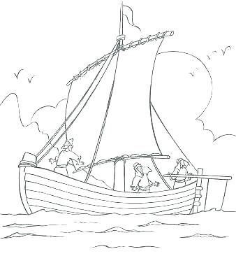 338x386 Jesus Calms The Storm Coloring Pages Calms The Storm Coloring Page