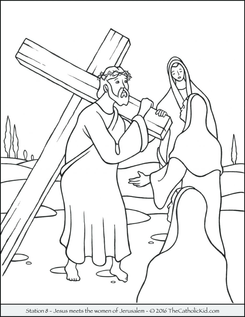 1024x1325 Coloring Pages Coloring Pages Of Jesus Stations The Cross