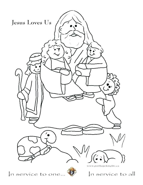 594x768 Jesus Calms The Storm Coloring Page