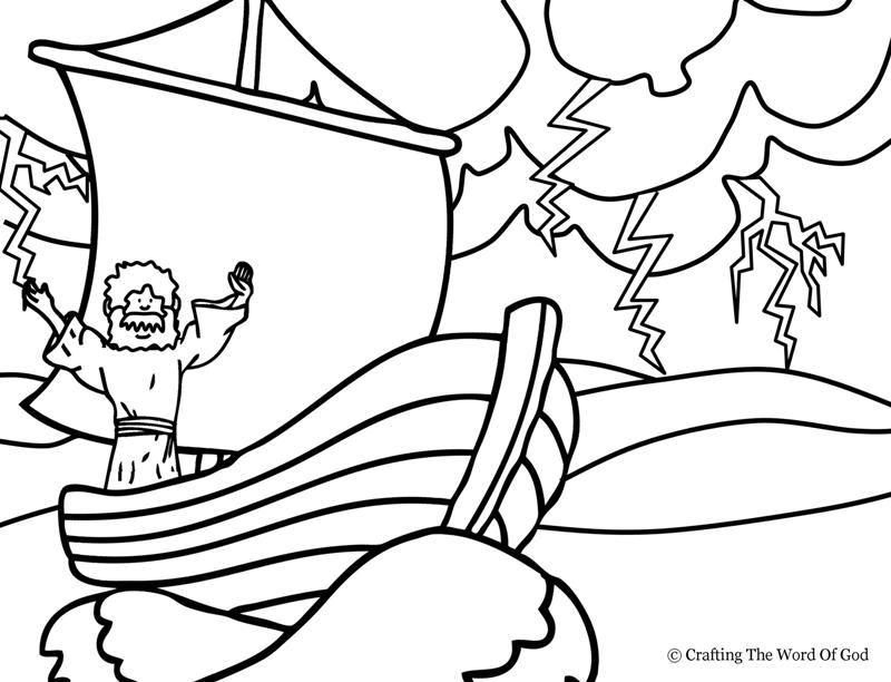 800x612 Jesus Calms The Storm Coloring Page Crafting The Word Of God
