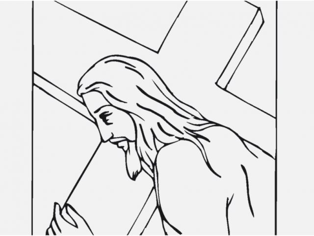 640x480 Crosses Coloring Sheets Photo Good Jesus Carrying Cross Coloring