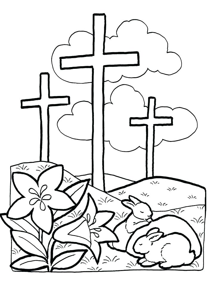 728x946 Jesus Cross Coloring Page On The Cross Coloring Pages Printable