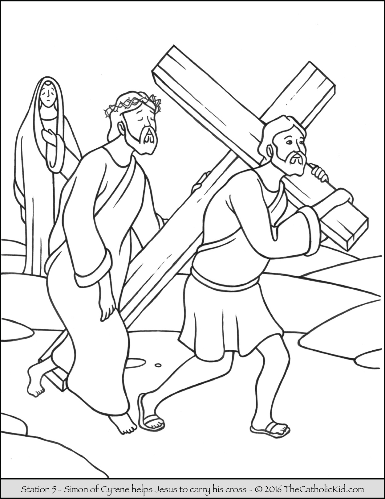 1250x1618 Stations Of The Cross Coloring Pages