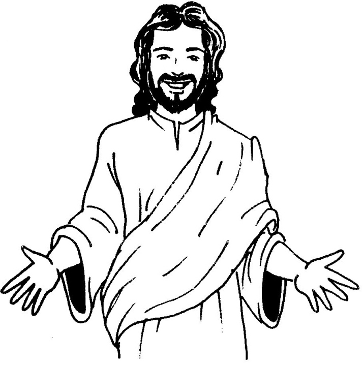 714x718 Marvellous Design Coloring Pages Of Jesus Best Christ For Free